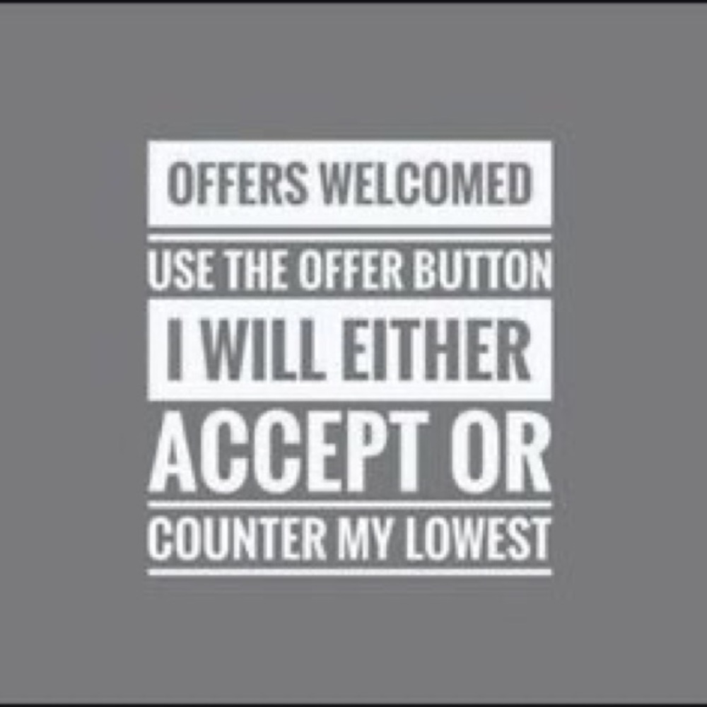Use the offer button I Except or counter